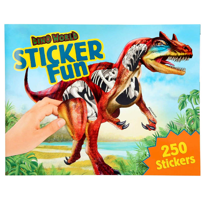 Dino World Sticker Fun 250 stickers Cabocopy