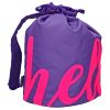 TopModel – Bolsa saco púrpura con diseño Hello