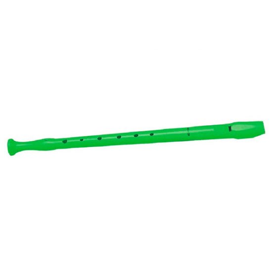 Flauta dulce Hohner - Verde. Con limpiador y funda.