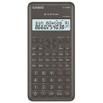 Casio FX-82MS-2- Calculadora científica, color gris oscuro