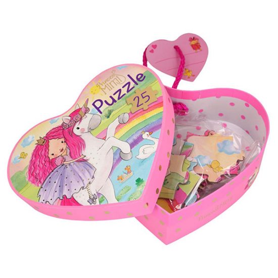 Puzzle Princess Mimi - Caja forma de Corazón