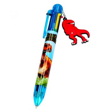 Bolígrafo con 6 colores de tinta - Dino World