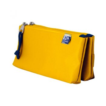 Estuche Amarillo Oxfordkids doble STD