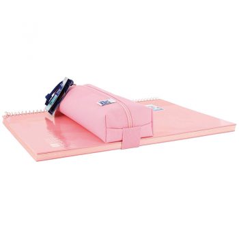 Estuche Teens Rectangular mediano STD Rosa chicle – OXFORD Kangoo