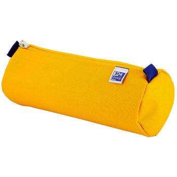 Estuche Amarillo Oxfordkids redondo grande STD