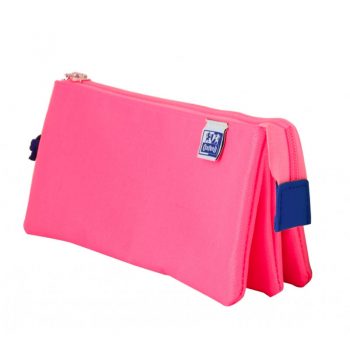 Estuche Fucsia Oxfordkids Triple STD