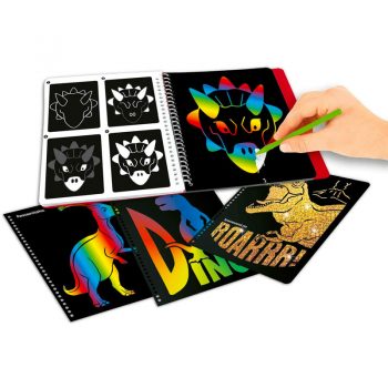 Magic-Scratch Book - Dino World