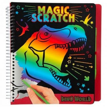 Magic-Scratch Book - Dino World