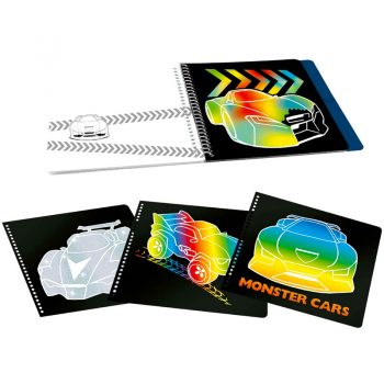 Magic-Scratch Book - Monster Cars