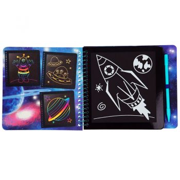 Magic Scratch Book - Space