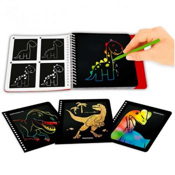 Mini Magic-Scratch Book - Dino World