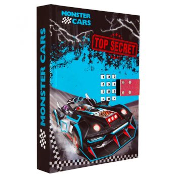 Diario con código secreto - Monster Cars