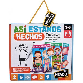 Así Estamos Hechos - Mi Primer Juego sobre el Cuerpo Humano Infantil Educativo de Anatomía HEADU