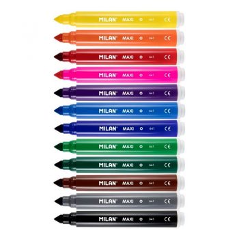 Caja 12 Rotuladores Maxi MILAN