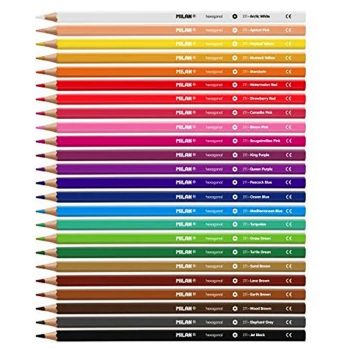 Caja de 24 Colores Hexagonales MILAN