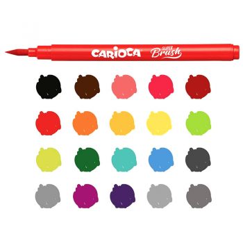 Carioca Super-Brush lettering