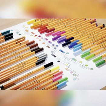 Rotulador Stabilo punta de fibra point 88 - blister 6 colores surtidos neon