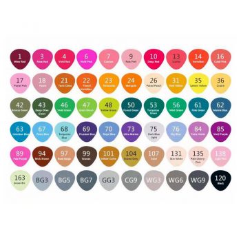 60 Rotuladores de doble punta